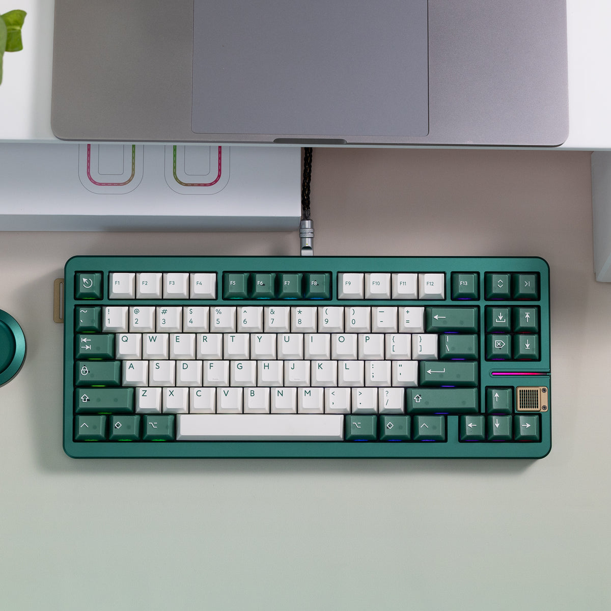 GT-80 8K MX Version Keyboard with PBTfans TransGreen
