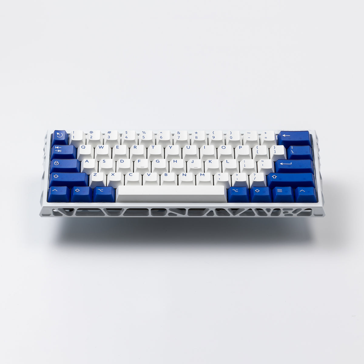 Holy60 Keyboard with PBTfans Klein Blue R3