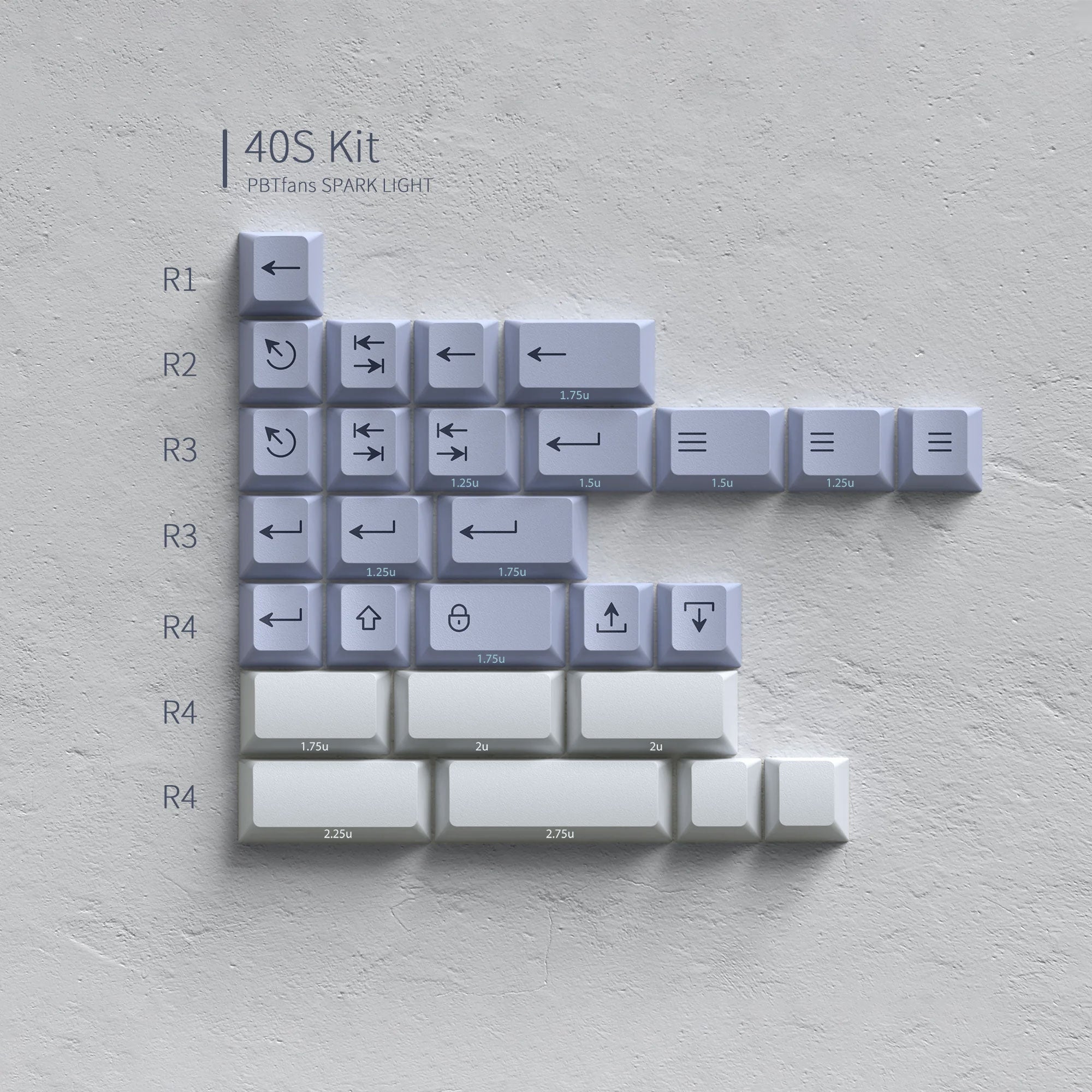 PBTfans Spark Light R2 – KBDfans® Mechanical Keyboards Store